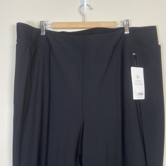 Athleta Stellar Pants Plus Size 26 Slim Tight Black NWT Athleisure Office Career - Picture 2 of 10